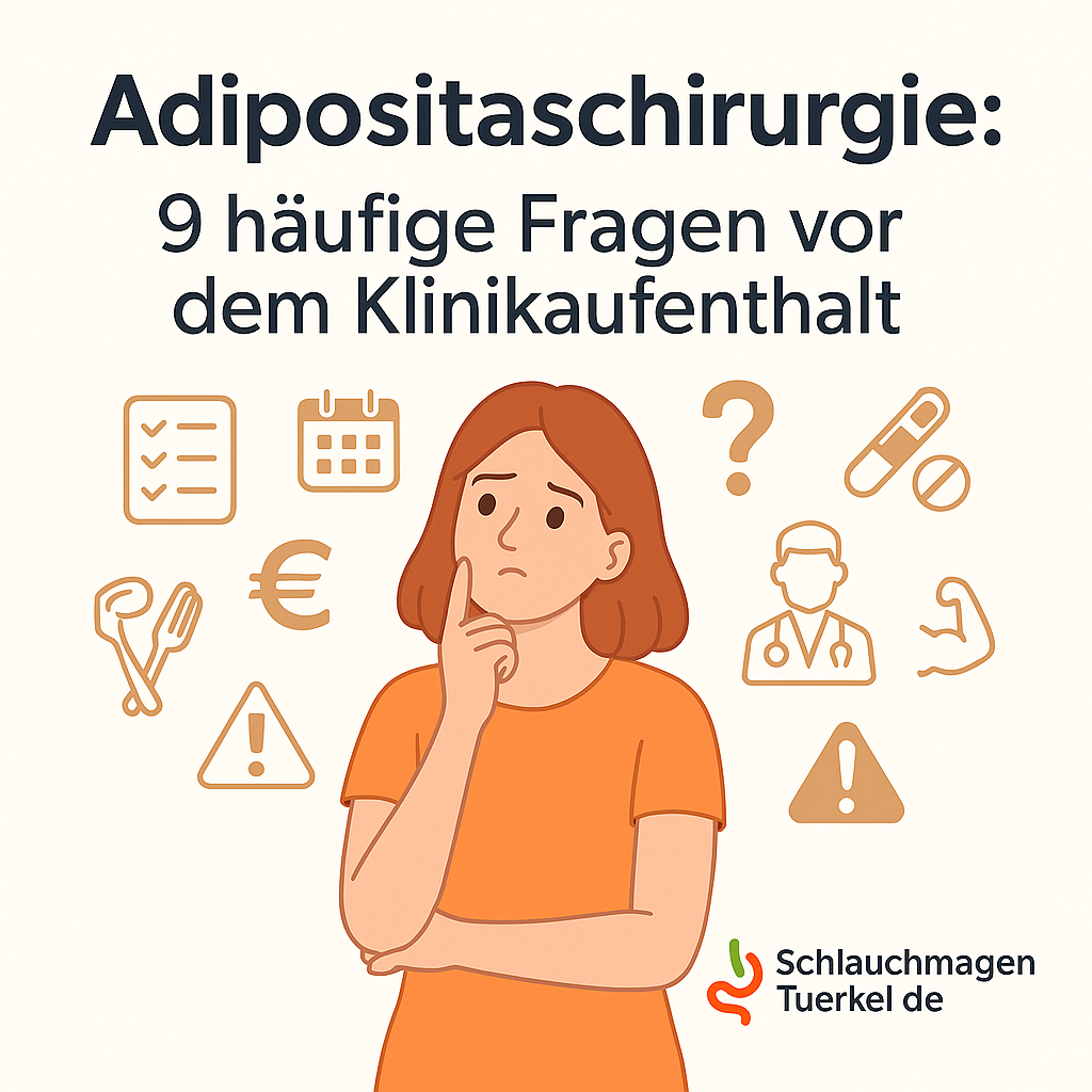 Adipositaschirurgie: 9 häufige Fragen vor dem Klinikaufenthalt. Beste klinik türkei ınformiert